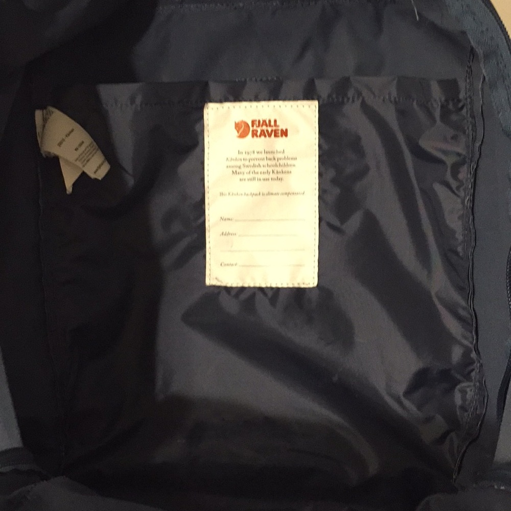 Fjallraven Kanken Royal Blue Backpack - Picture 6 of 8